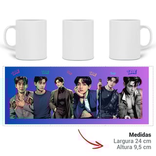 Nome do produtoCaneca V TAE BTS
