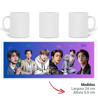 Nome do produtoCaneca JIN BTS