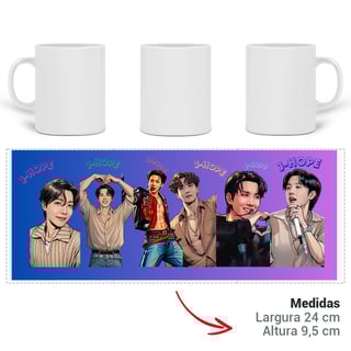Nome do produtoCaneca J-Hope BTS