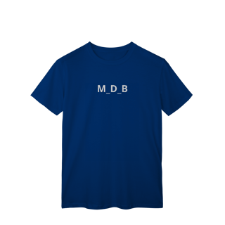 Nome do produto Camiseta M_D_B na frente e nas costas 