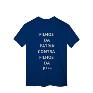 Nome do produto Camiseta M_D_B na frente e nas costas 