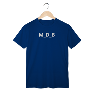 Nome do produto Camiseta M_D_B na frente e nas costas 