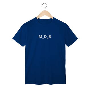 Nome do produto Camiseta M_D_B na frente e nas costas 
