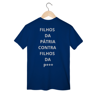 Nome do produto Camiseta M_D_B na frente e nas costas 