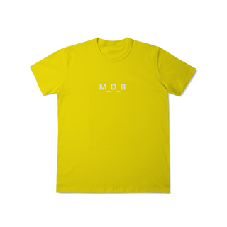 Nome do produto Camiseta M_D_B na frente e nas costas 