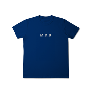 Nome do produto Camiseta M_D_B na frente e nas costas 