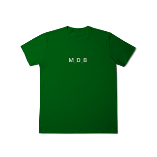 Nome do produto Camiseta M_D_B na frente e nas costas 