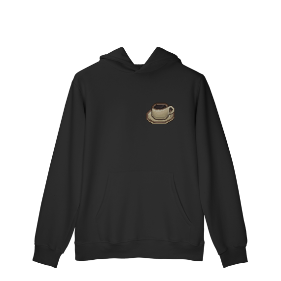 Casaco de Moletom Canguru - Caneca de Café