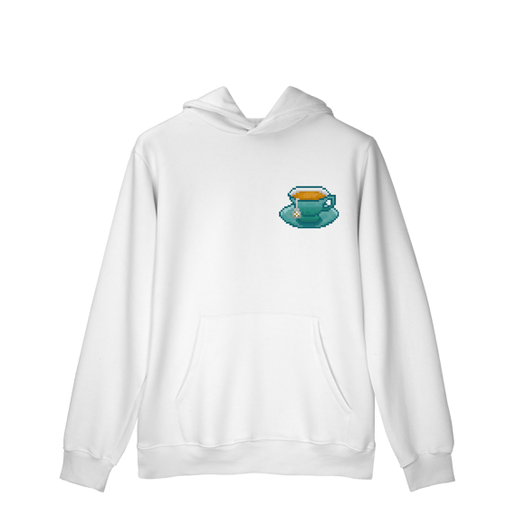 Casaco de Moletom Canguru - Chá de Camomila