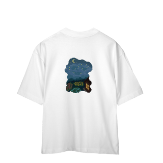 Nome do produto Camiseta Oversized - Noite Estrelada
