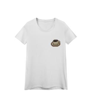 Nome do produto Camiseta Baby Long Premium - Caneca de Café
