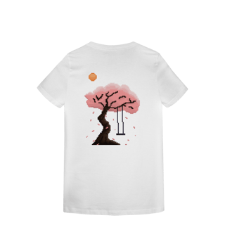 Nome do produto Camiseta Baby Long Premium - Árvore de Sakura
