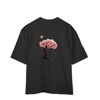 Nome do produto Camiseta Oversized - Árvore de Sakura