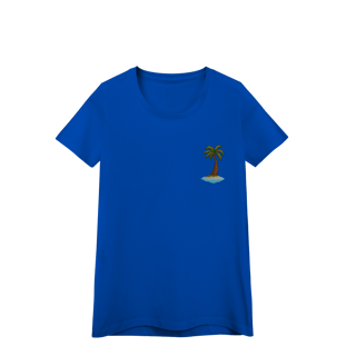 Nome do produto Camiseta Baby Long Premium - Coqueiro
