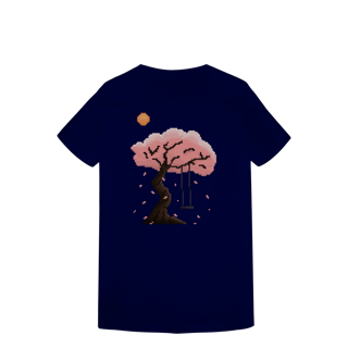 Nome do produto Camiseta Baby Long Premium - Árvore de Sakura