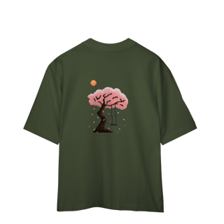Nome do produto Camiseta Oversized - Árvore de Sakura