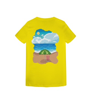 Nome do produto Camiseta Baby Long Premium - Praia