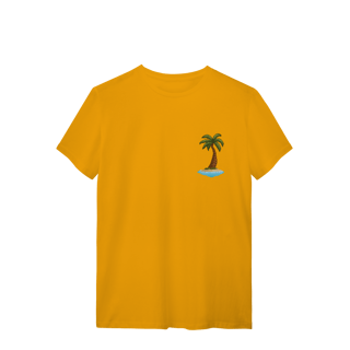 Nome do produto Camiseta Premium Frente e Verso - Coqueiro e Praia