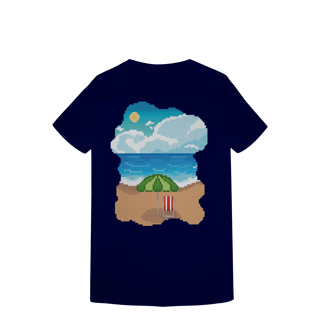 Nome do produto Camiseta Baby Long Premium - Praia