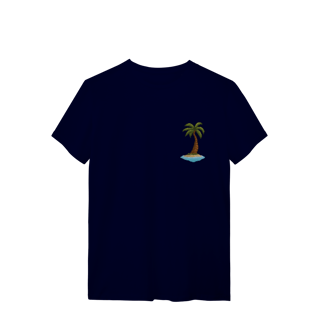 Nome do produto Camiseta Premium Frente e Verso - Coqueiro e Praia