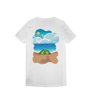 Nome do produto Camiseta Baby Long Premium - Praia