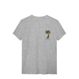 Nome do produto Camiseta Premium Frente e Verso - Coqueiro e Praia