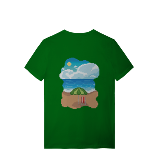 Nome do produto Camiseta Premium Frente e Verso - Coqueiro e Praia