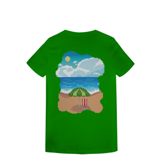 Nome do produto Camiseta Baby Long Premium - Praia