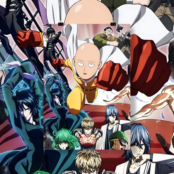 Poster Retrato One punch man.