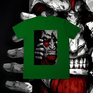 Nome do produto Camisa T-Shit classic Attack on Titan Rosto 