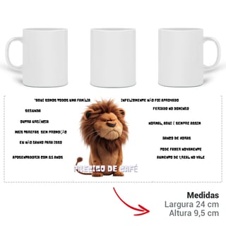 Nome do produto Caneca leão da depressão no trabalho