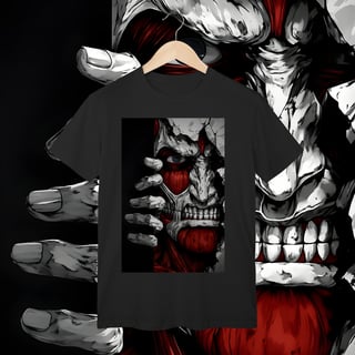 Nome do produto Camisa T-Shit classic Attack on Titan Rosto 