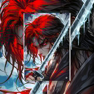 Nome do produto Poster Retrato Samurai X