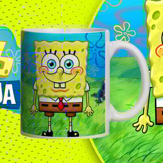 Nome do produto Caneca Bob esponja calça quadrada