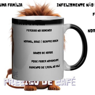 Nome do produto Caneca mágica Leão depressão no trabalho