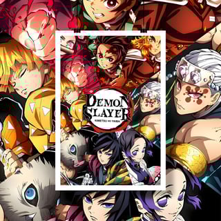 Nome do produto Poster retrato Demon Slayer clasico