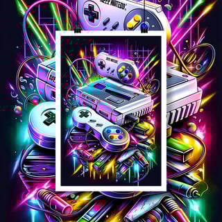 Nome do produto Poster Retrato Super Games
