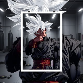 Nome do produto Poster Retrato Goku treinamento
