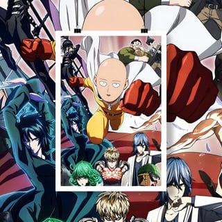 Nome do produto Poster Retrato One punch man.
