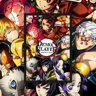 Nome do produto Poster retrato Demon Slayer clasico