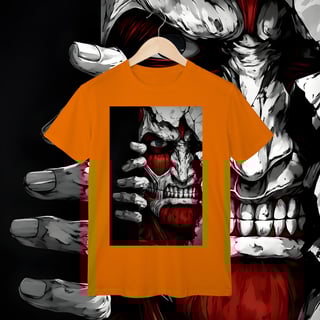Nome do produto Camisa T-Shit classic Attack on Titan Rosto 