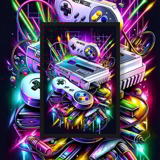 Nome do produto Poster Retrato Super Games