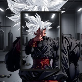 Nome do produto Poster Retrato Goku treinamento