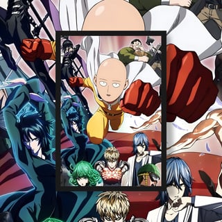 Nome do produto Poster Retrato One punch man.