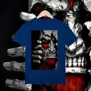 Nome do produto Camisa T-Shit classic Attack on Titan Rosto 