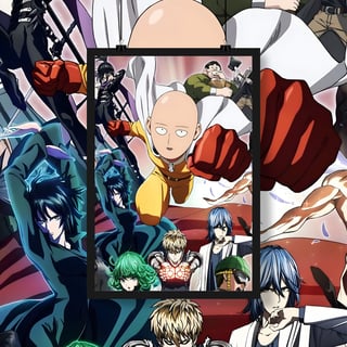 Nome do produto Poster Retrato One punch man.