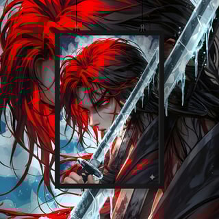 Nome do produto Poster Retrato Samurai X