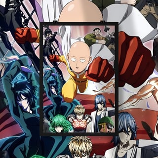 Nome do produto Poster Retrato One punch man.