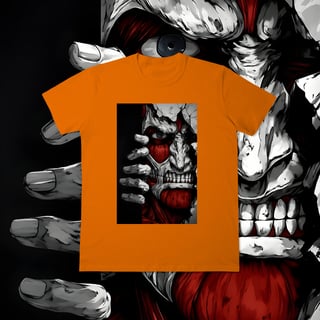Nome do produto Camisa T-Shit classic Attack on Titan Rosto 