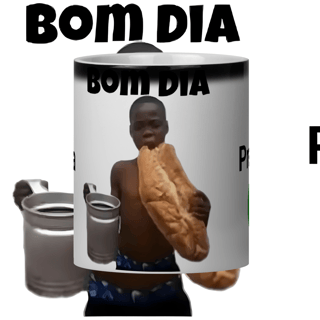 Caneca mágica pãozinho da manhã